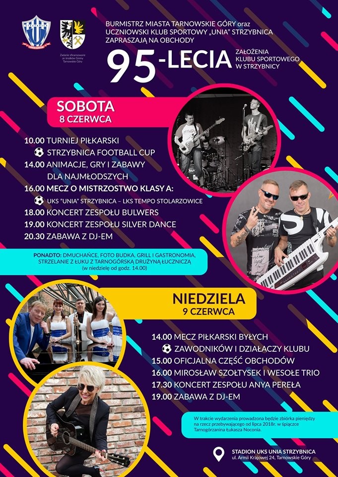 95 - LECIE KLUBU SPORTOWEGO W STRZYBNICY !!!